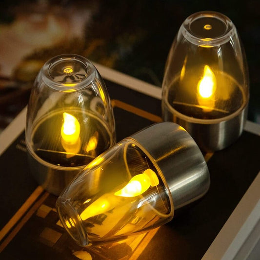 vela eletronica - vela de led - vela solar - luzes de natal - luminaria vela - tdt iluminação