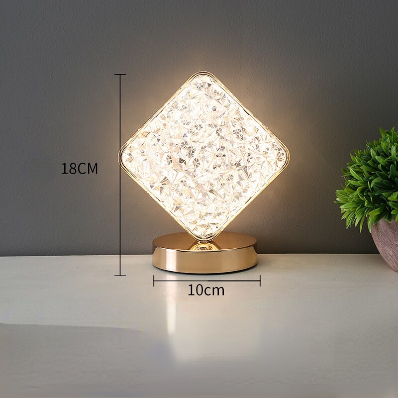 luminária de mesa - recarregável - portátil - dimmer de toque - tdt iluminação